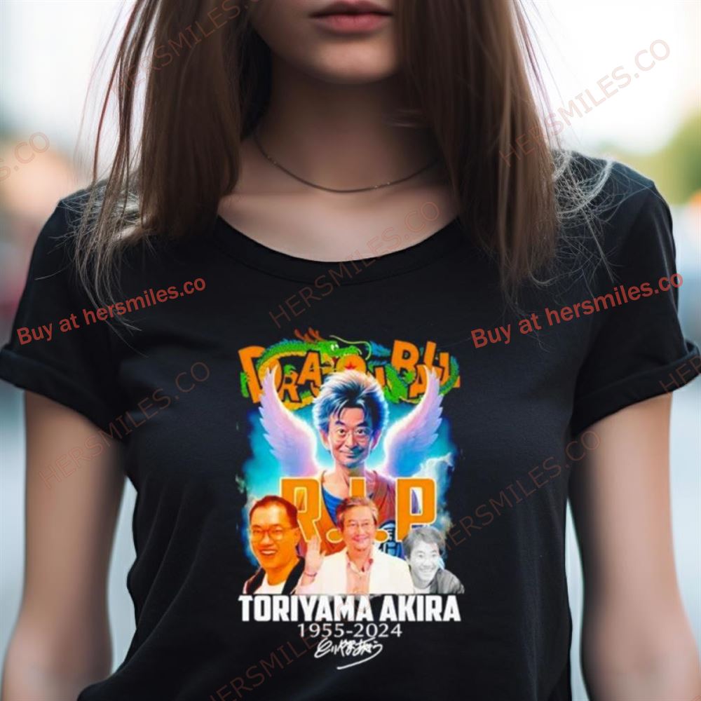 Dragon Ball R.I.P Toriyama Akira 1955 2024 Signature Shirt Dragon Ball R.I.P Toriyama Akira 1955 2024 Signature Shirt