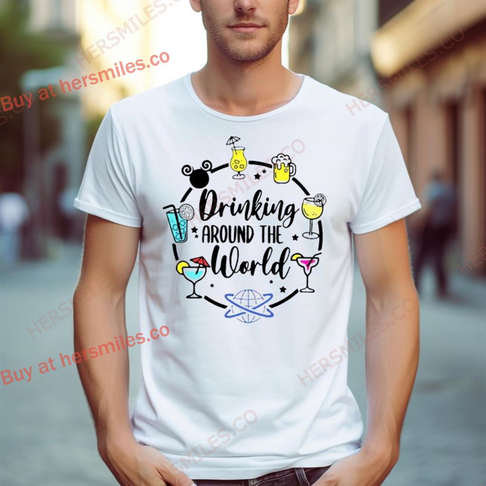Drinking Around The World Epcot Shirt