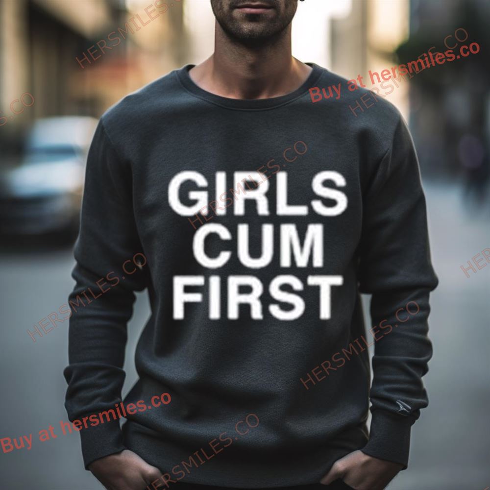 Girls Cum First In Pocket Shirt