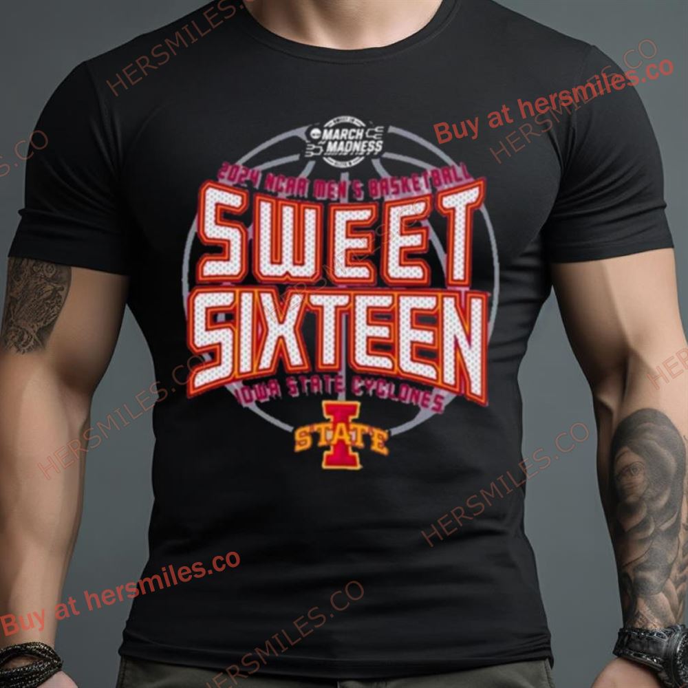 Iowa State Cyclones Men’S Basketball 2024 Sweet 16 Shirt