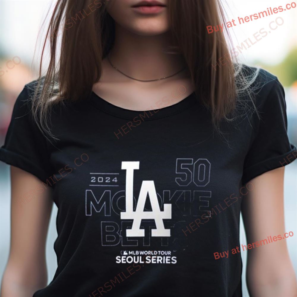 Los Angeles Dodgers Mookie Betts 2024 Mlb World Tour Seoul Series Player Shirt Los Angeles Dodgers Mookie Betts 2024 Mlb World Tour Seoul Series Player Shirt