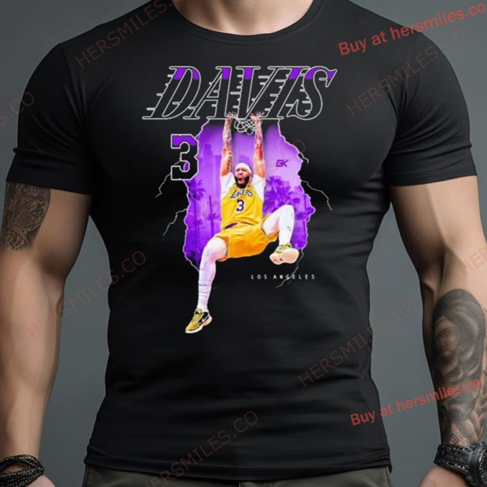 Los Angeles Lakers Anthony Davis Images Golden Knight Shirt