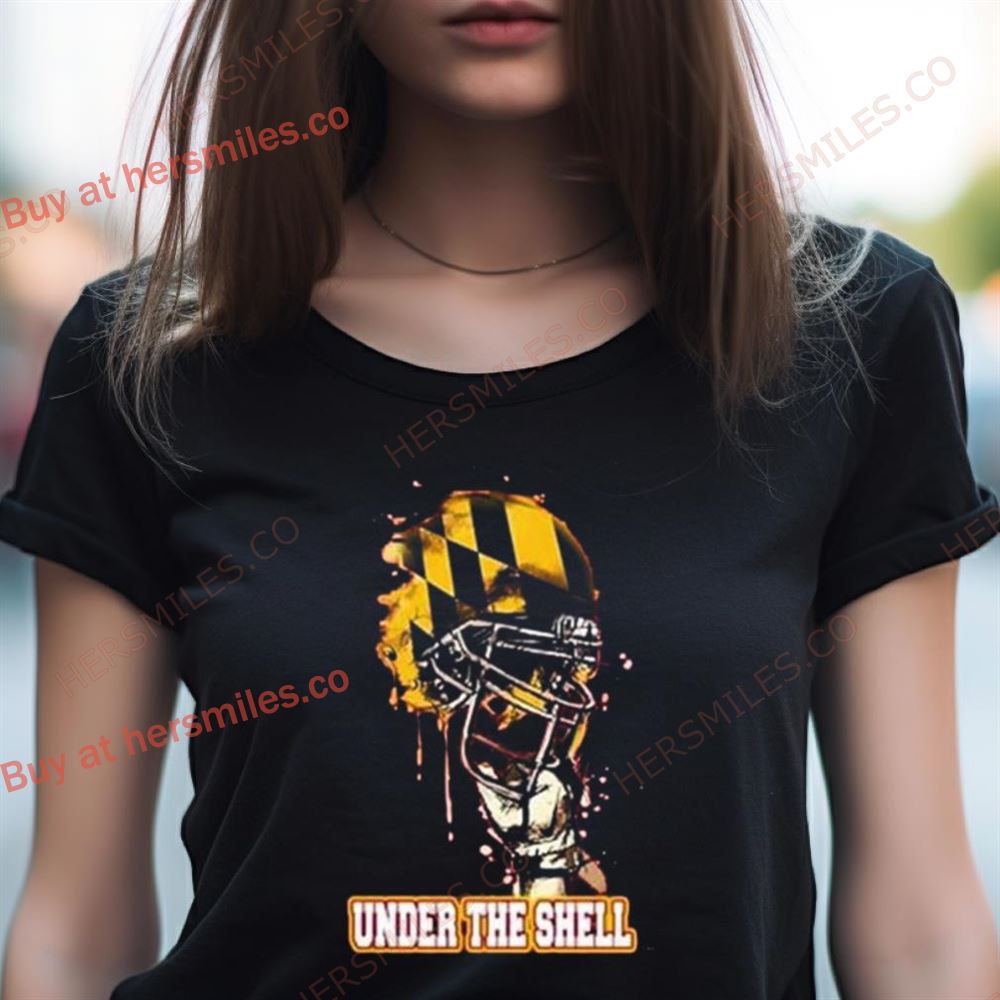Maryland Terrapins Under The Shell Rising Helmet Shirt Maryland Terrapins Under The Shell Rising Helmet Shirt