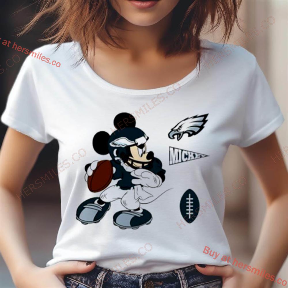 Mickey Mouse Player Philadelphia Eagles Disney Football Shirt Mickey Mouse Player Philadelphia Eagles Disney Football Shirt