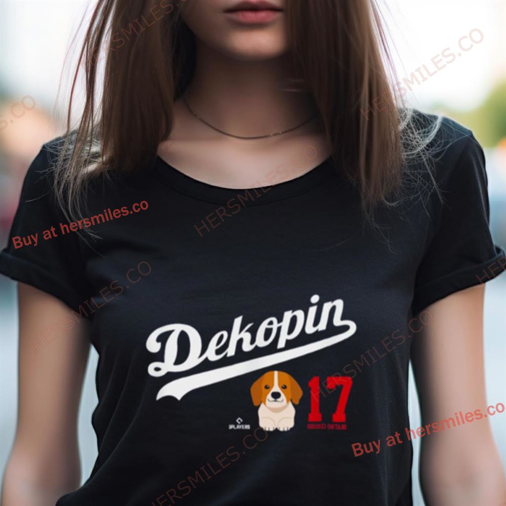 Mlbpa Officially Licensed Shohei Ohtani U201Cdekopin Logo Whiteu201D Shirt Mlbpa Officially Licensed Shohei Ohtani U201Cdekopin Logo Whiteu201D Shirt