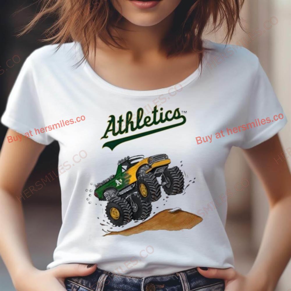 Oakland Athletics Monster Truck Mlb Shirt Oakland Athletics Monster Truck Mlb Shirt