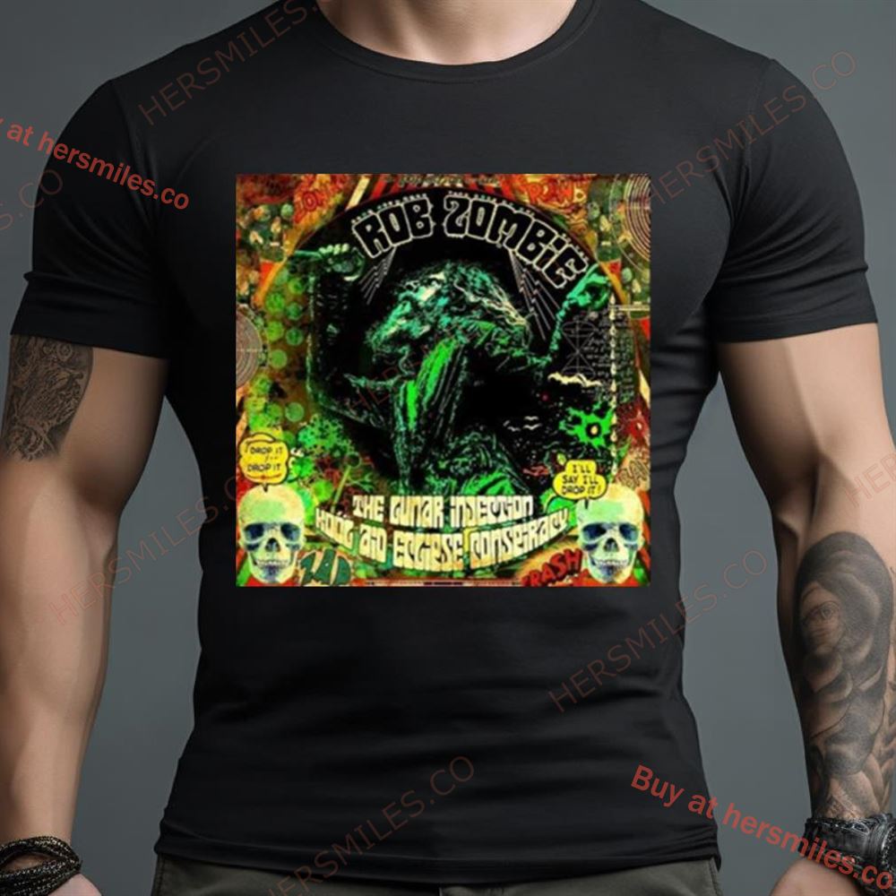 Rob Zombie The Lunar Injection Kool Aid Eclipse Conspiracy May 10Th 2024 Shirt