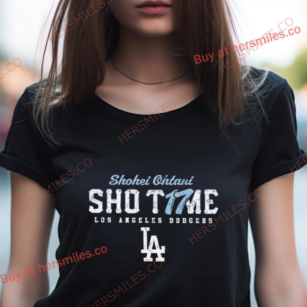 Shohei Ohtani Sho Time 17 Los Angeles Dodgers Player Shirt Shohei Ohtani Sho Time 17 Los Angeles Dodgers Player Shirt