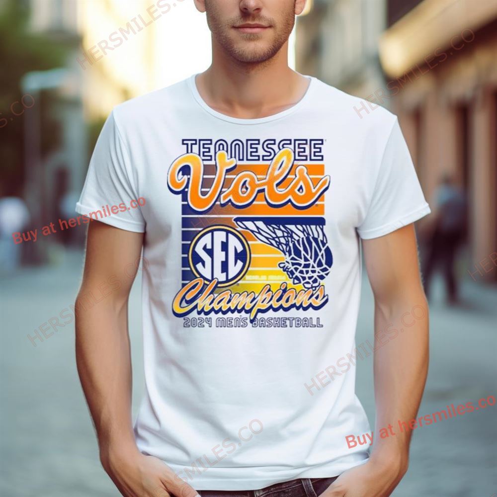 Tennessee Vols Champions 2024 Men’S Basketball Throwback Shirt