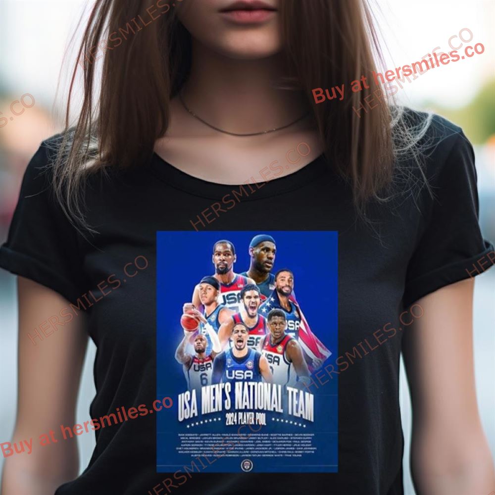 The Paris Player Pool Usa Men'S National Team Members Name Lists Shirt The Paris Player Pool Usa Men'S National Team Members Name Lists Shirt