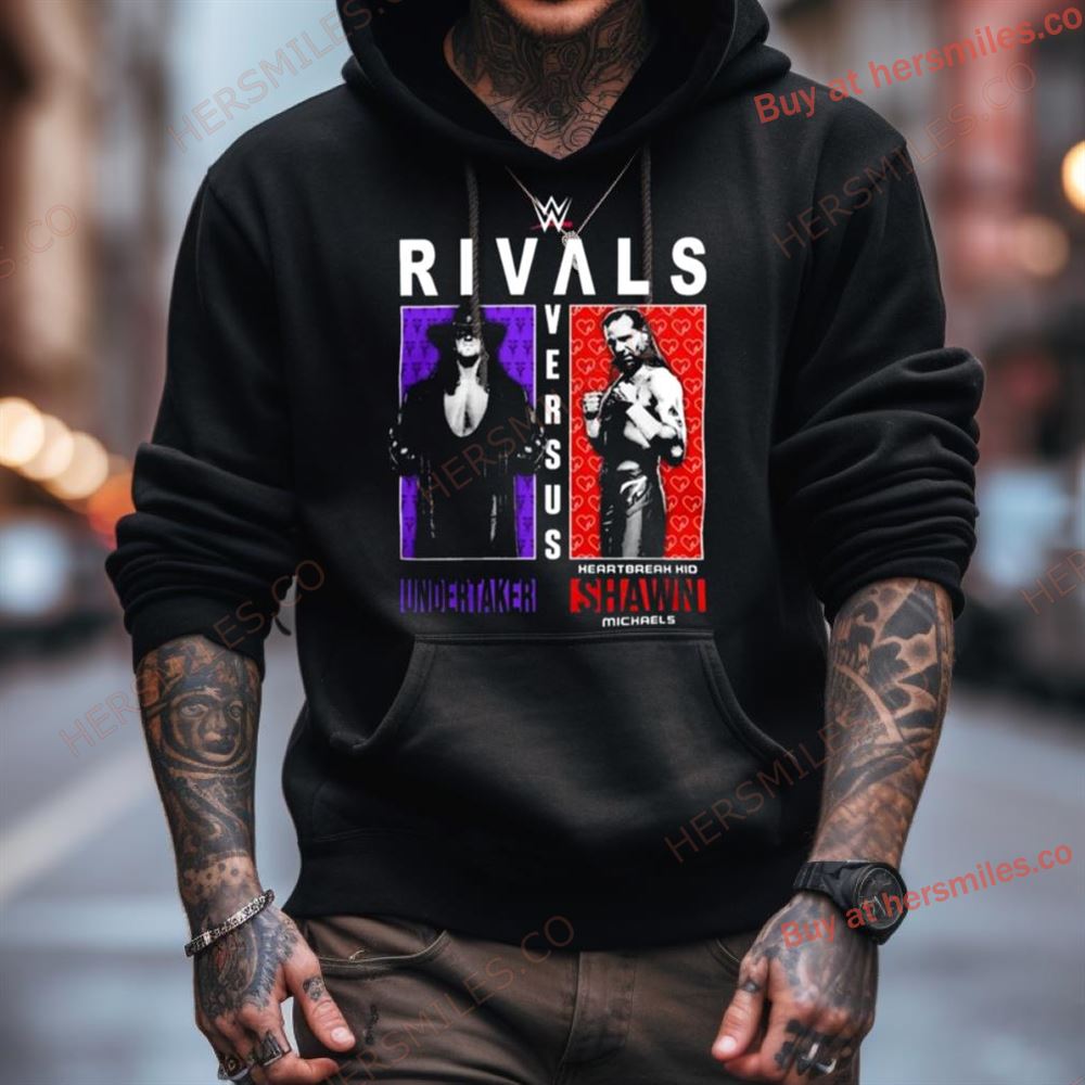 The Undertaker Vs. Shawn Michaels Rivals Shirt The Undertaker Vs. Shawn Michaels Rivals Shirt