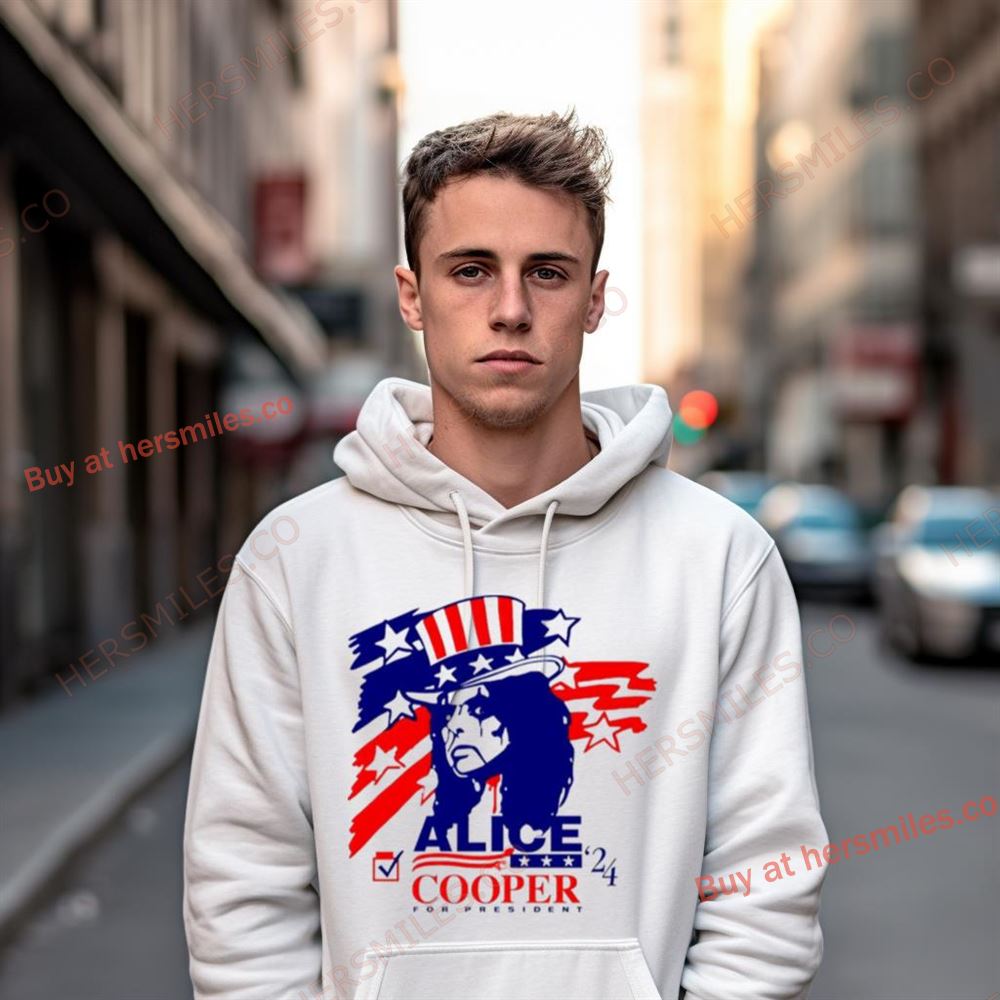 Vote For Alice Cooper 24 For President Shirt Vote For Alice Cooper 24 For President Shirt