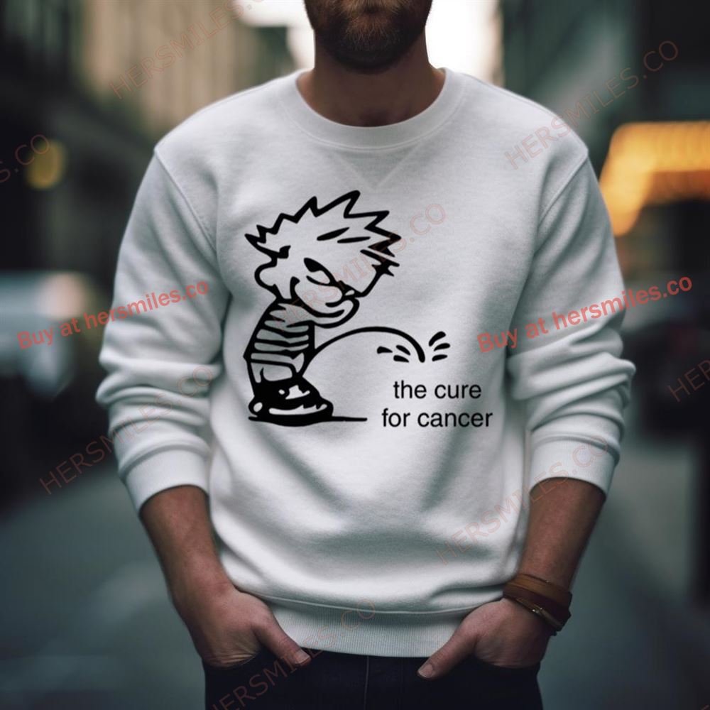 Calvin Peeing The Cure For Cancer Trump Shirt