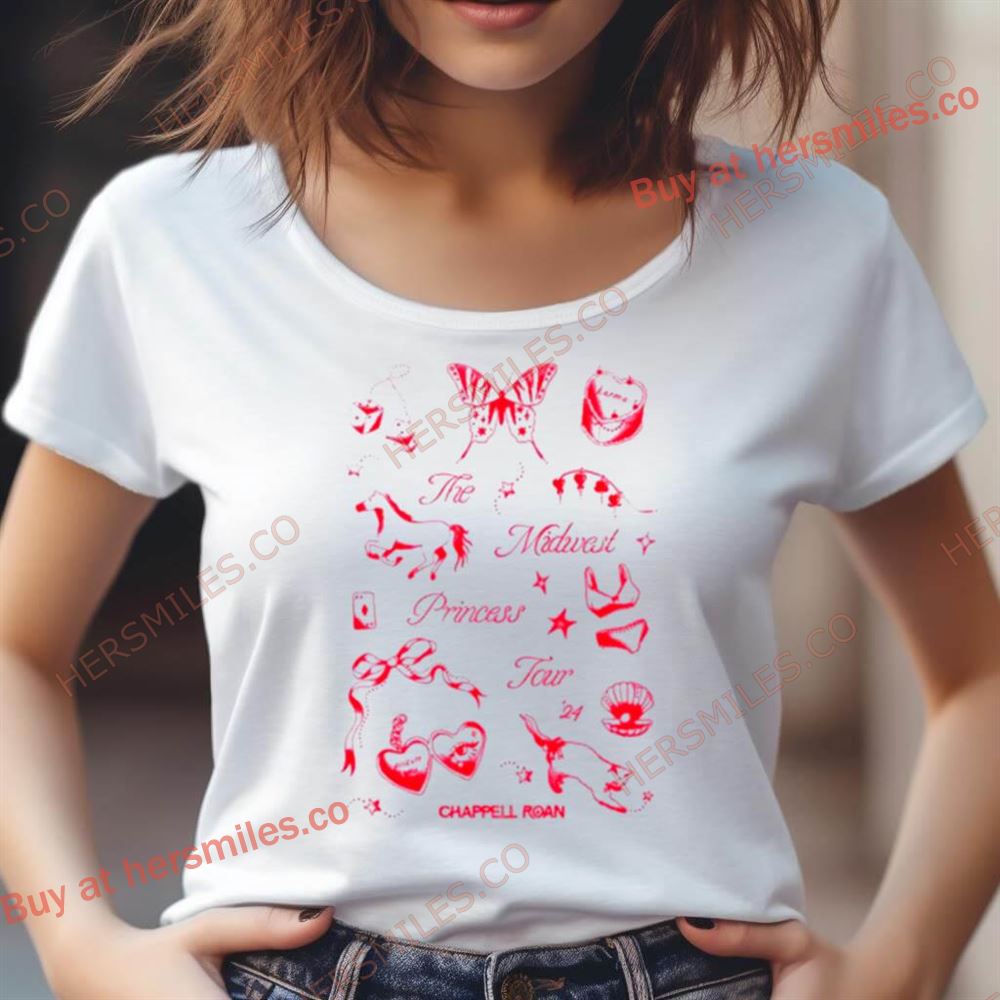 Midwest Princess 2024 Tour Chappell Roan Shirt Midwest Princess 2024 Tour Chappell Roan Shirt