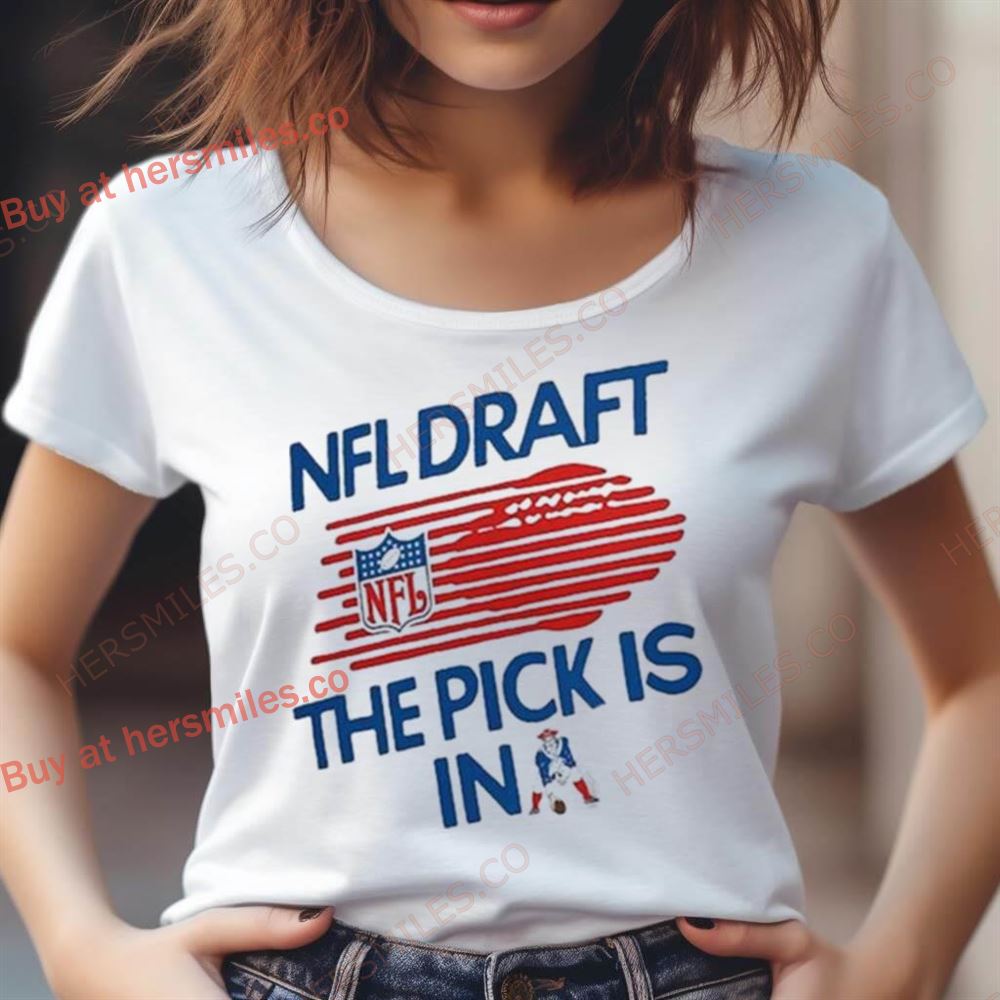 New England Patriots 2024 Team Draft The Pick Is In Tri Blend Shirt New England Patriots 2024 Team Draft The Pick Is In Tri Blend Shirt