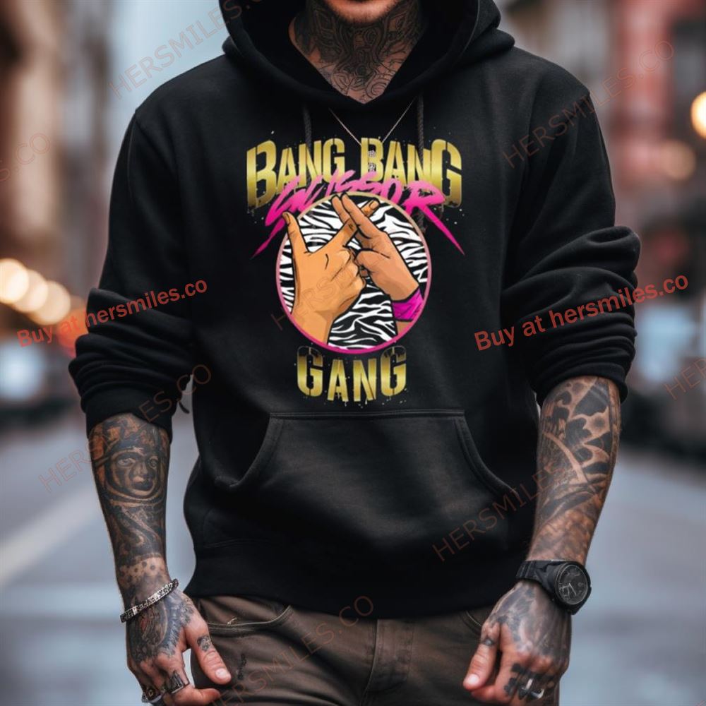 Top Rope Tuesday Limited Edition Bullet Club Gold And The Acclaimed Bang Bang Scissor Gang Illustrated Shirt Top Rope Tuesday Limited Edition Bullet Club Gold And The Acclaimed Bang Bang Scissor Gang Illustrated Shirt
