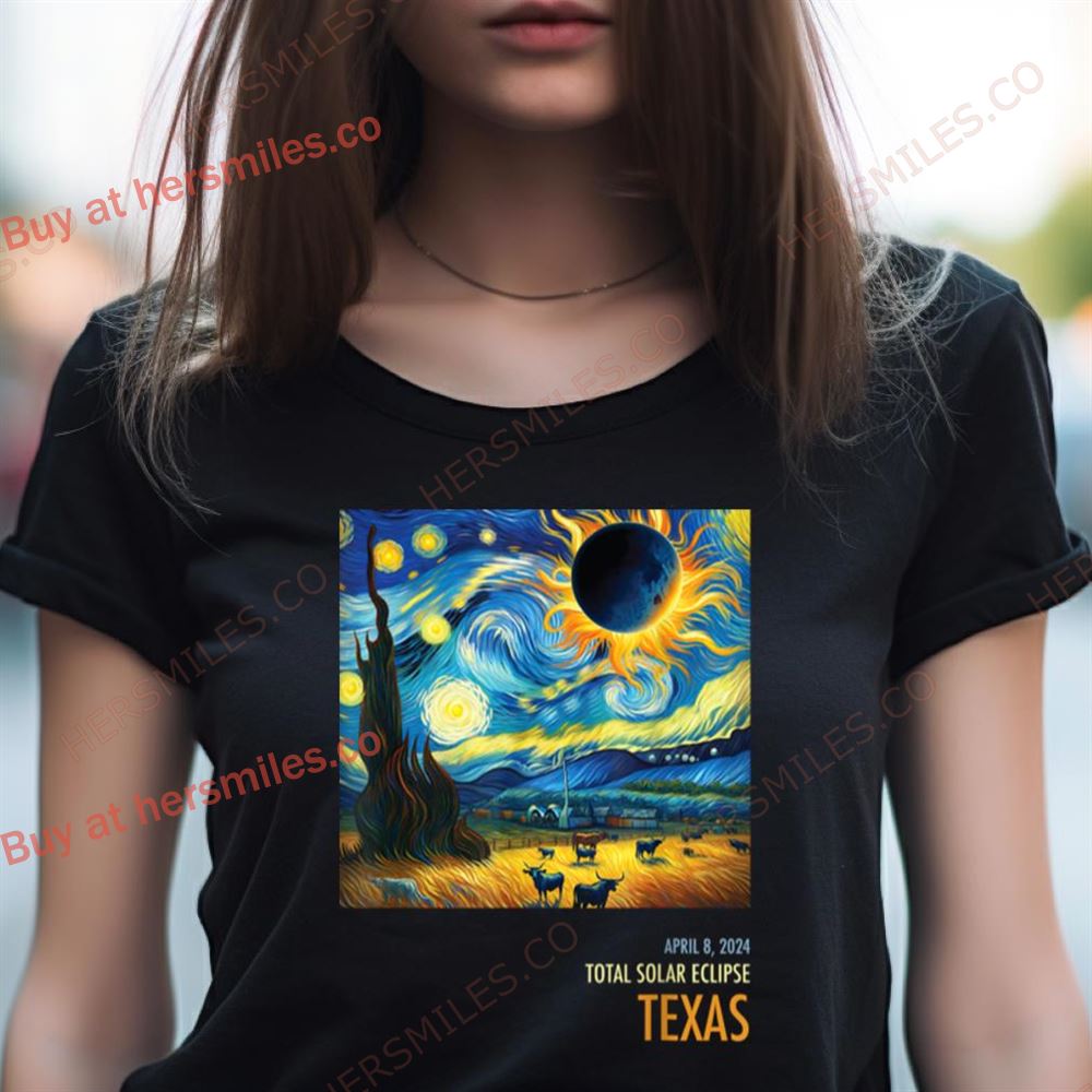 Total Solar Eclipse 2024 Texas Shirt Total Solar Eclipse 2024 Texas Shirt